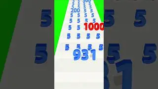 Number Run Lvl.17 - Multiplying Numbers To Max Level 🔥 #shorts #games #numberrun #gameshorts