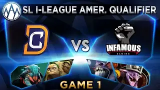 DC vs Infamous Game 1 - SL i-League Americas Qualifier - BO2 w/ @DakotaCox @Rimedota