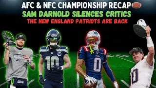 AFC & NFC CHAMPIONSHIP RECAP🏈 PATRIOTS VS SEAHAWKS IN SUPER BOWL LX