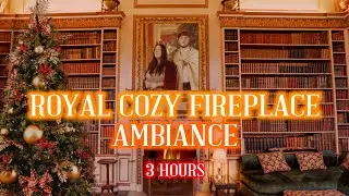 Snowberry Castle Cozy Fireplace Ambiance | Christmas 2025