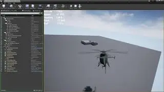 Unreal physics based helicopter