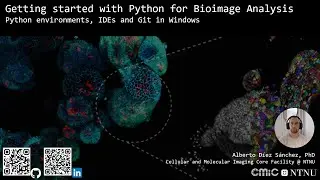 Python for Bioimage Analysis &ndash; Basic Tools and Setup on Windows