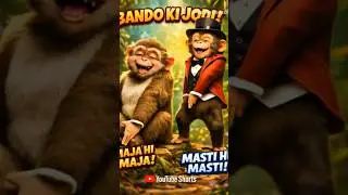 monkey funny dance 🤣#monkey #ai #shorts