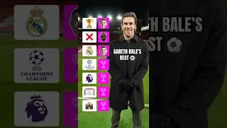 How'd Gareth Bale do with this list?  (via @TNTSportsFootball)