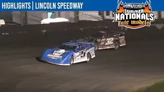 DIRTcar Summer Nationals Late Models Lincoln Speedway July 4, 2021 | HIGHLIGHTS