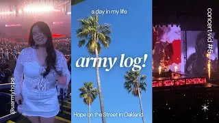 J-HOPE CONCERT!! |oakland, merch, shopping, traveling, concert, etc..|