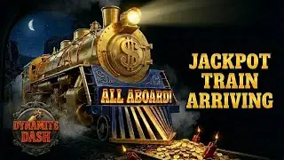 What Happens When You Bet $5 a Spin on ALL ABOARD? JACKPOT BONUS!