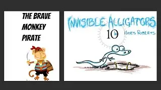 The Brave Monkey Pirate || Invisible Alligators #Bedtime #Stories #Kids