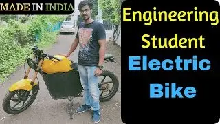 BTech Student Made Electric Motorcycle in India | Inspiring EV Startup