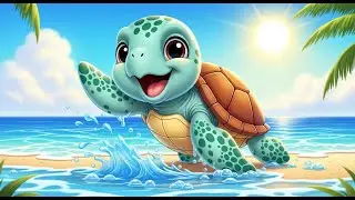 Tiny Turtle | Original Kids Song | Fun Ocean Rhyme