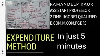 Expenditure method in just 5 min 