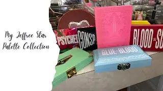 My Jeffree Star Palette Collection || Eighteen Palettes In Total!!