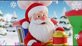 Santa&rsquo;s Color Train Song for Kids | Learn Colors, Christmas Nursery Rhyme & Baby Songs 🚂🎄🎨🎶