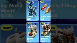 NEW Winterfest items: Icy Metal Mouth, Ginger accessories, and more are now available!