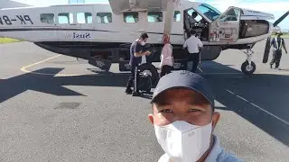 Vlog Sensasi Seru Naik Susi Air rute Ternate-Galela, Aman Nyaman Selamat (CESSNA GRAND CARAVAN)