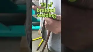 70sqm Copper Braided Wire Press Square Welding Machine Manufacturer Price In India Brazil UK Korea