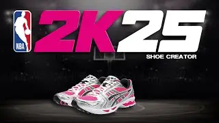 NBA 2K25 Shoe Creator - How to make Asics Gel-Keyano 14 'Pink Glo'