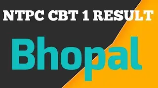 RRB NTPC CBT 1 RESULT #bhopal  #railwayexam #railwayresult  #studybyakash 