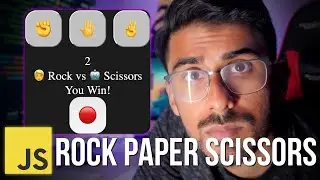 Build Rock Paper Scissors Game with Vanilla JavaScript for Beginners (HTML, CSS, JS)