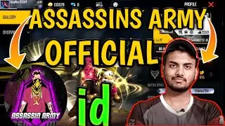 Assassins Army official id number / assassins army id | assassins army uid/ #assassinsarmyid