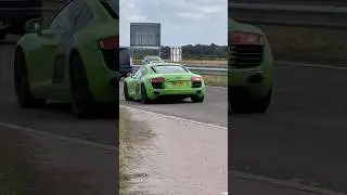 Stand out Shrek spec Audi R8 spotted