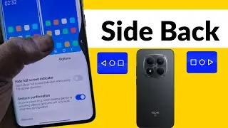 how to enable side back button in Redmi note 15 /Redmi note 15 pro me side back button kaise lagaye