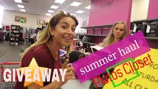 2017 SUMMER HAUL GIVEAWAY | THRIFT STORE - PLATOS CLOSET EDITION