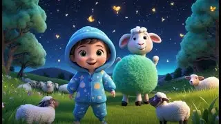 The Gentle Midnight Sheep | Calm Bedtime Song for Kids | Nursery Rhymes in English