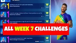 All Week 7 Epic Quests and Legendary Quest in Fortnite - Week 7 Challenges in Fortnite Season 6
