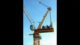 تعليم الونش البرجي  : تركيب واير شداد البووم ل ونش برجي( رافعة برجية ) سنارة . خالد امام تصوير 2017