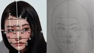 Forget Loomis & grid - try this easy drawing method for beginners..