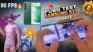 Samsung S22 | 5g PUBG TEST 🔥 | Ultimate Gaming, Fps & Graphics test | snapdragon 8 gen 1