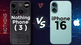 Nothing Phone 3 vs iPhone 16 | Style or Ecosystem? ⚡