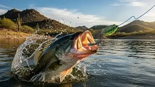 Bass Fishing With A Hollow-Body Frog Is Hard! - Apache Lake, AZ