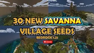 🔥 Top 30 Savanna Village Seeds For Minecraft 1.21 Bedrock & PE | Best Minecraft 1.21.113 Seeds