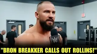 The Vision in Danger! Bron Breakker Threatens Seth Rollins Backstage Before Crown Jewel!