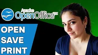 How to Save, Open, and Print in OpenOffice Writer