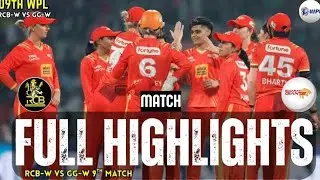 RCB vs GG WPL Highlights | Royal Challengers Bengaluru vs Gujarat Giants Match Highlights | WPL 2026