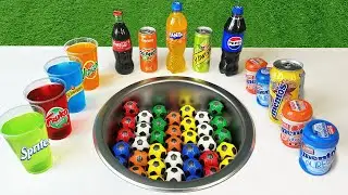 Мини-футбол против популярных газировок!!! Воздушные шарики Coca-Cola, Sprite, Fanta, чай Fuse и ...