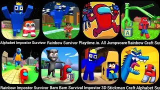 Alphabet Survival,Stickman Craft,Bam Bam Survival Impostor 3D,Rainbow Impostor Survivor,Rainbow ....