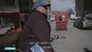Kenny and Central Park Pedicab Tours with New York Pedicab Services featured at Dutch RTL TV