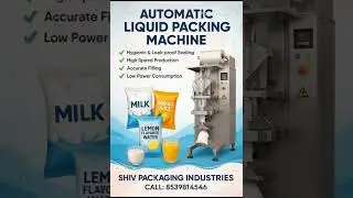 Liquid Packing machine  #machine #foodpackagingmachine #masalapackingmachine #milkpackingmachine