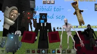 skibidi toilet and scp in minecraft