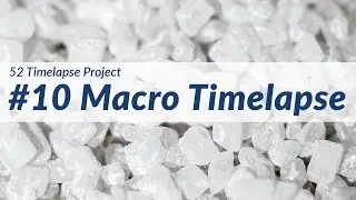 Macro Sugar Timelapse - #10 week of 52 Timelapse Project