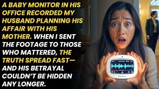 The baby monitor I hid in his office recorded his affair strategy with his mother &mdash; I sent it to...