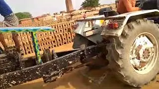 Bricks Clay Mixing Machine Tractor Driven with fare quality and fare price