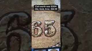 $28,800: 1865-S GOLD $10 Ten Dollar Coin 865 Over Inverted 186 Error Worth BIG Money