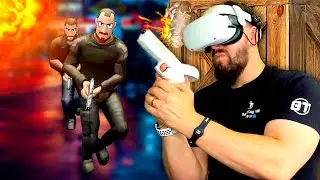 THE BEST VR ARCADE SHOOT EM UP WITH REAL QUEST 2 PISTOLS!!