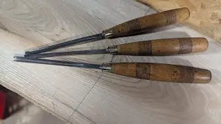 Sharpening vintage carving chisels and blethers on bonfire night.