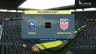 FIFA 22 - France VS USA | World Cup Group Stage